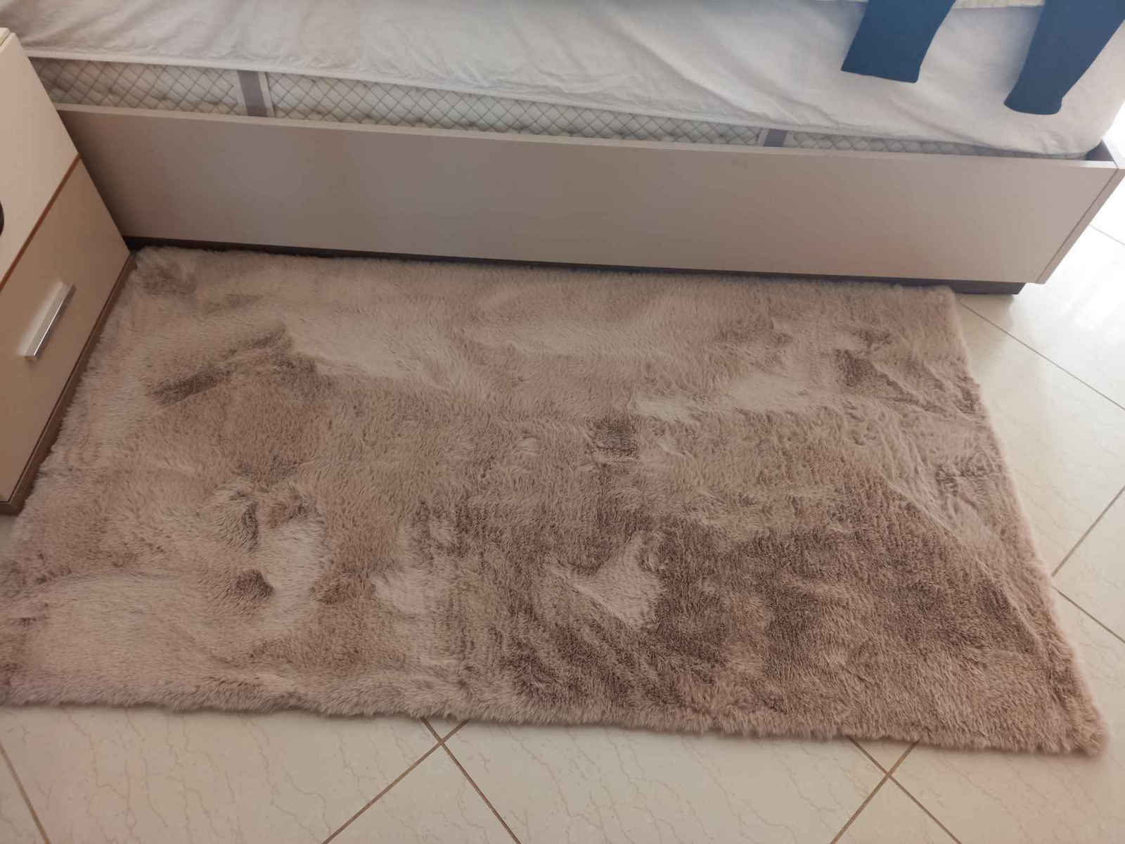 Newplan Puffy Fc5 Shaggy Bedroom Rugs Set Puffy Beige 5-41-PF-T-FC3BBEIGE-SET067(2x140,1x210) 3pcs