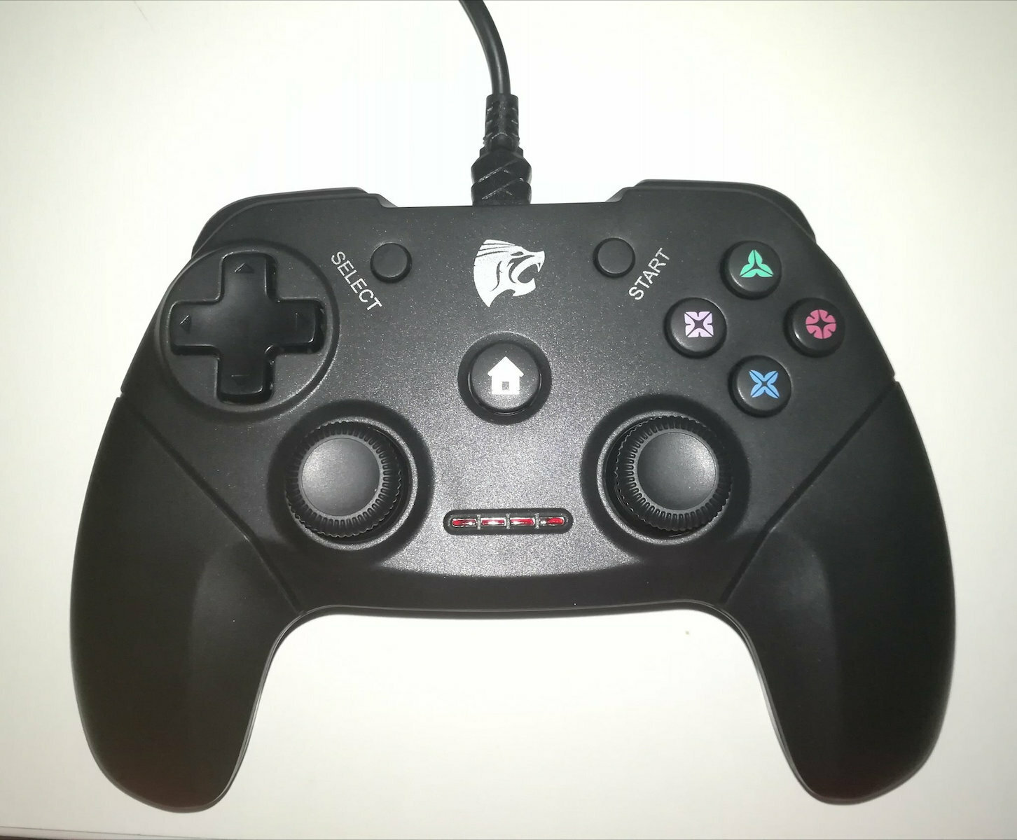 Roar R100WD Verkabelt Gamepad für Android / PC / PS3 Schwarz