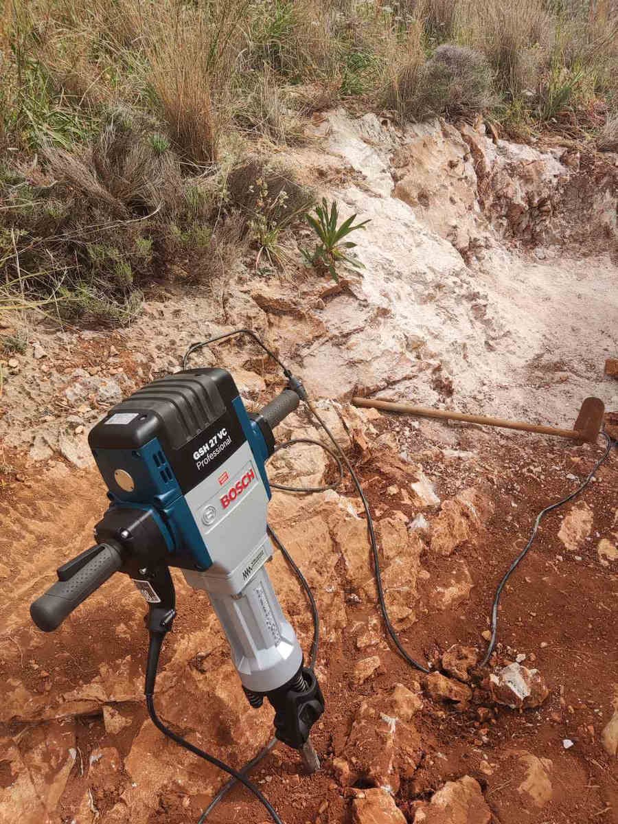 Bosch GSH 27 VC Professional Κρουστικό Κατεδαφιστικό Ρεύματος 2000W με Υποδοχή HEX 061130A000
