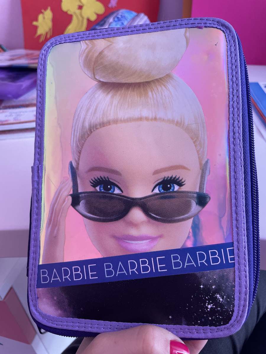 Gim Barbie Among The Stars Pencil Case Full 27pcs with 2 Compartments Multicolored