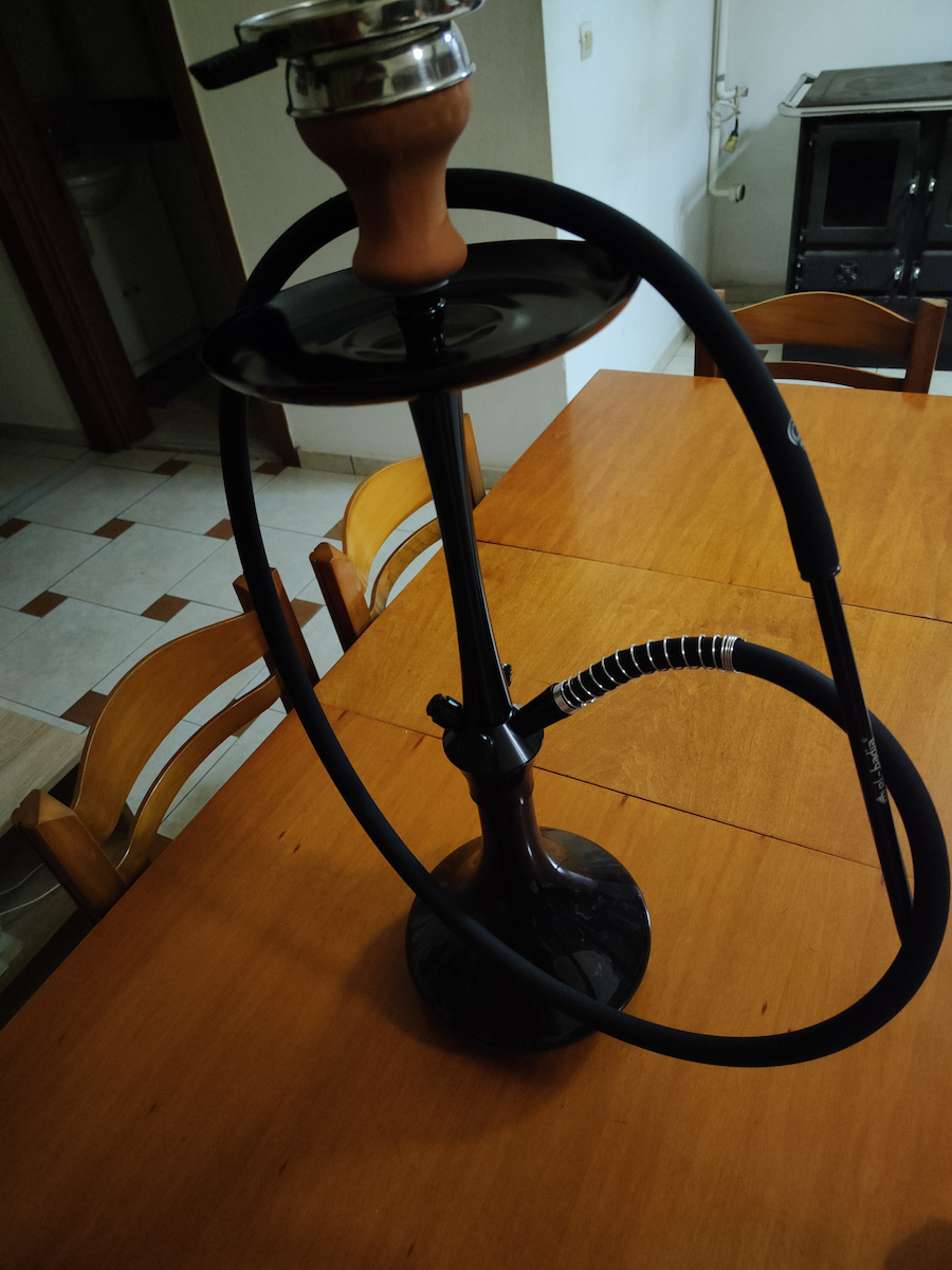 El-badia Ναργιλές C7 Μονός Μαύρος 56cm