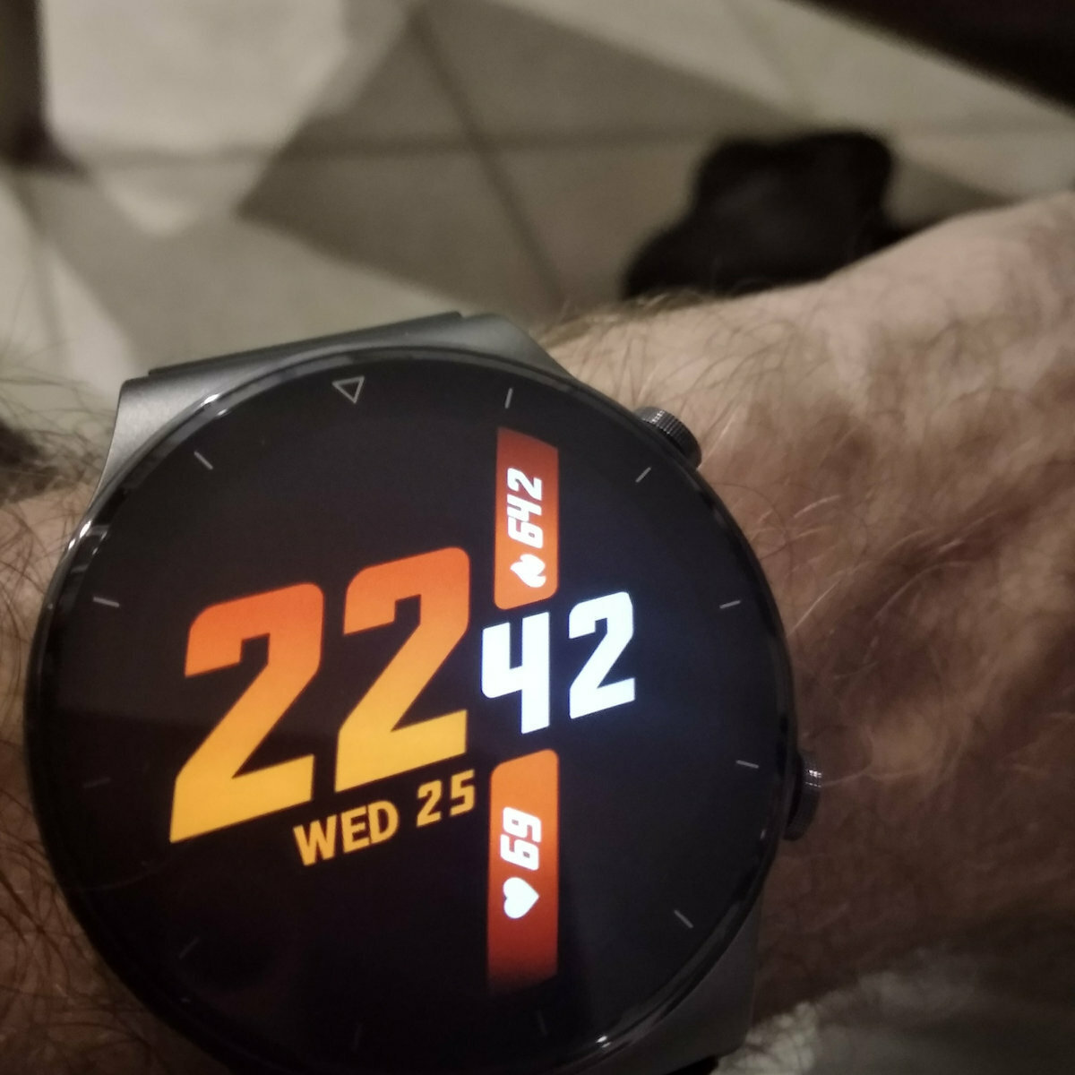Huawei Watch GT 2 Pro Titanium 47mm Αδιάβροχο με Παλμογράφο (Night Black)