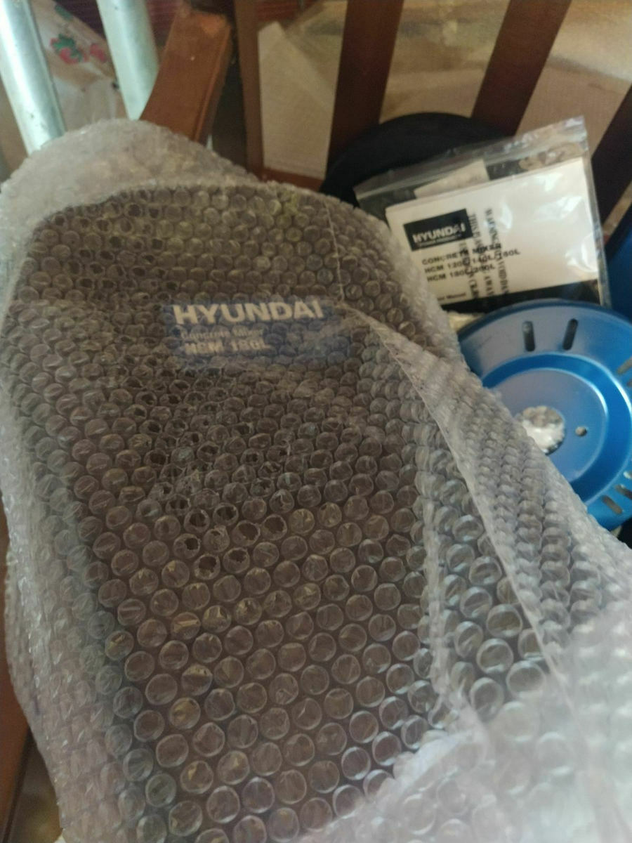 Hyundai HCM180L Betonmischer Elektrisch 800W mit Rädern 160lt