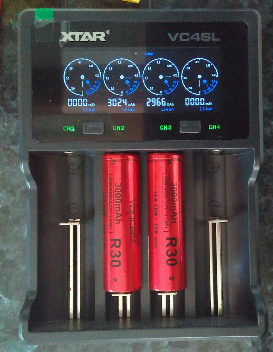 Vapcell R30 Επαναφορτιζόμενες Μπαταρίες 18650 Li-ion 3000mAh 3.7V 2τμχ