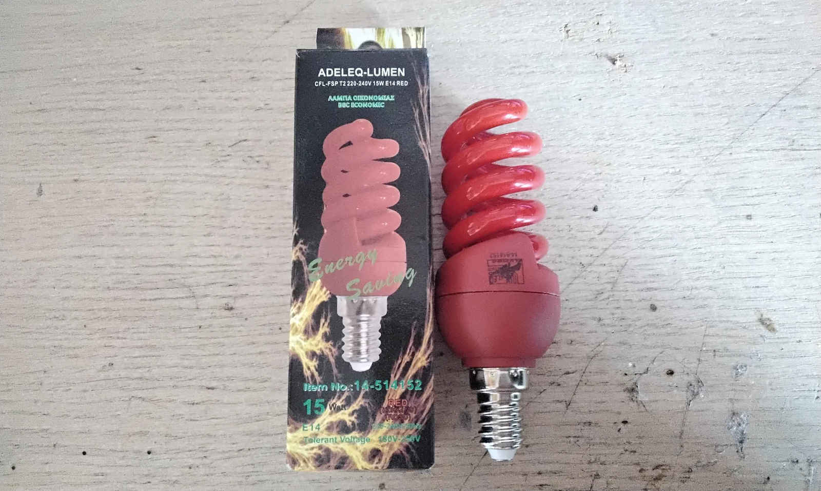 Adeleq Energy Saving Lamp E14 15W