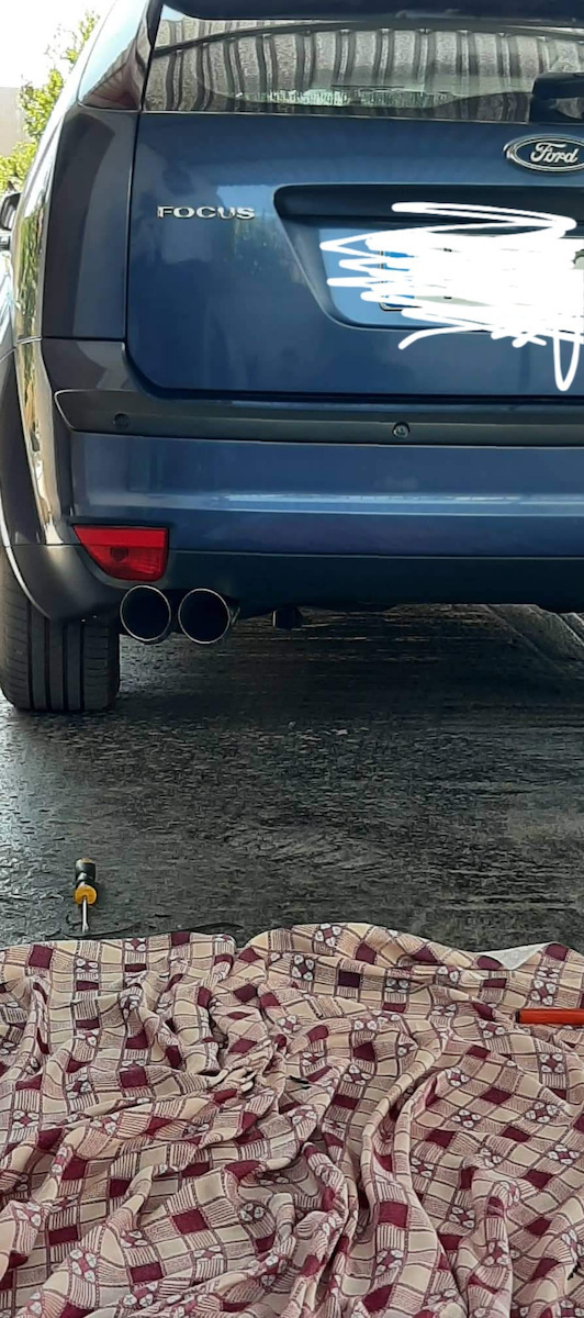 Exhaust Muffler for Universal Διπλή Inox 62mm