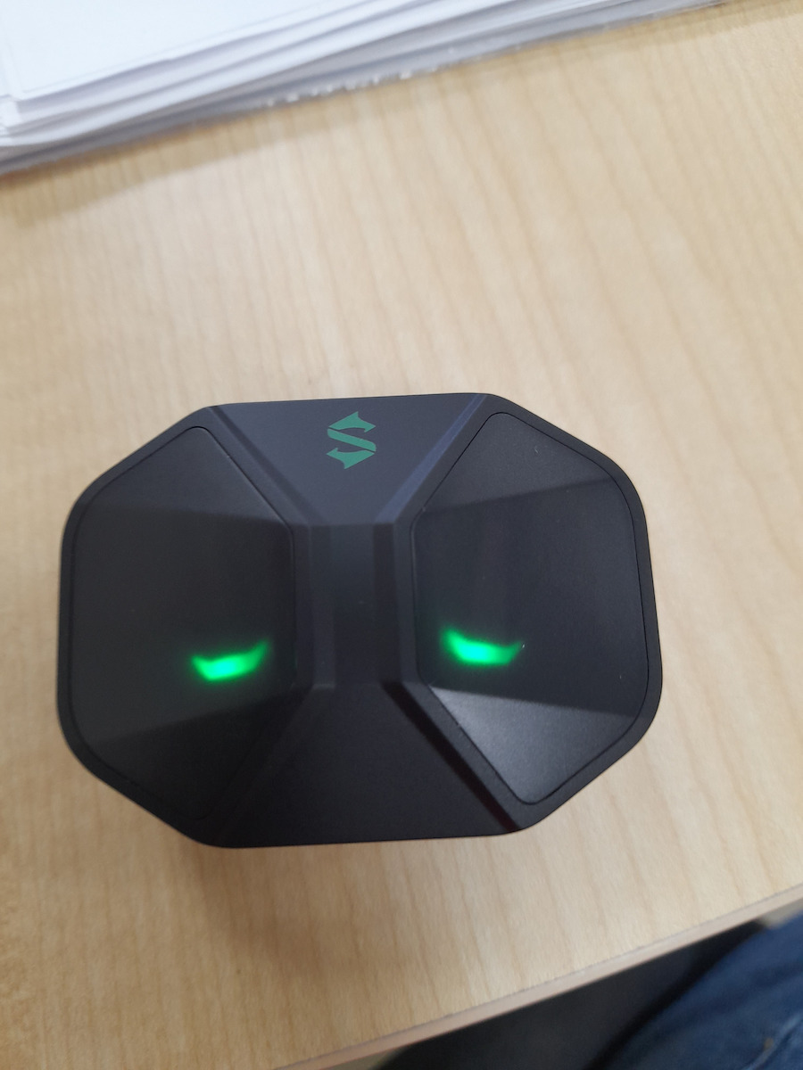 Black Shark Lucifer T1 In-ear Bluetooth Handsfree Ακουστικά με Θήκη Φόρτισης Μαύρα