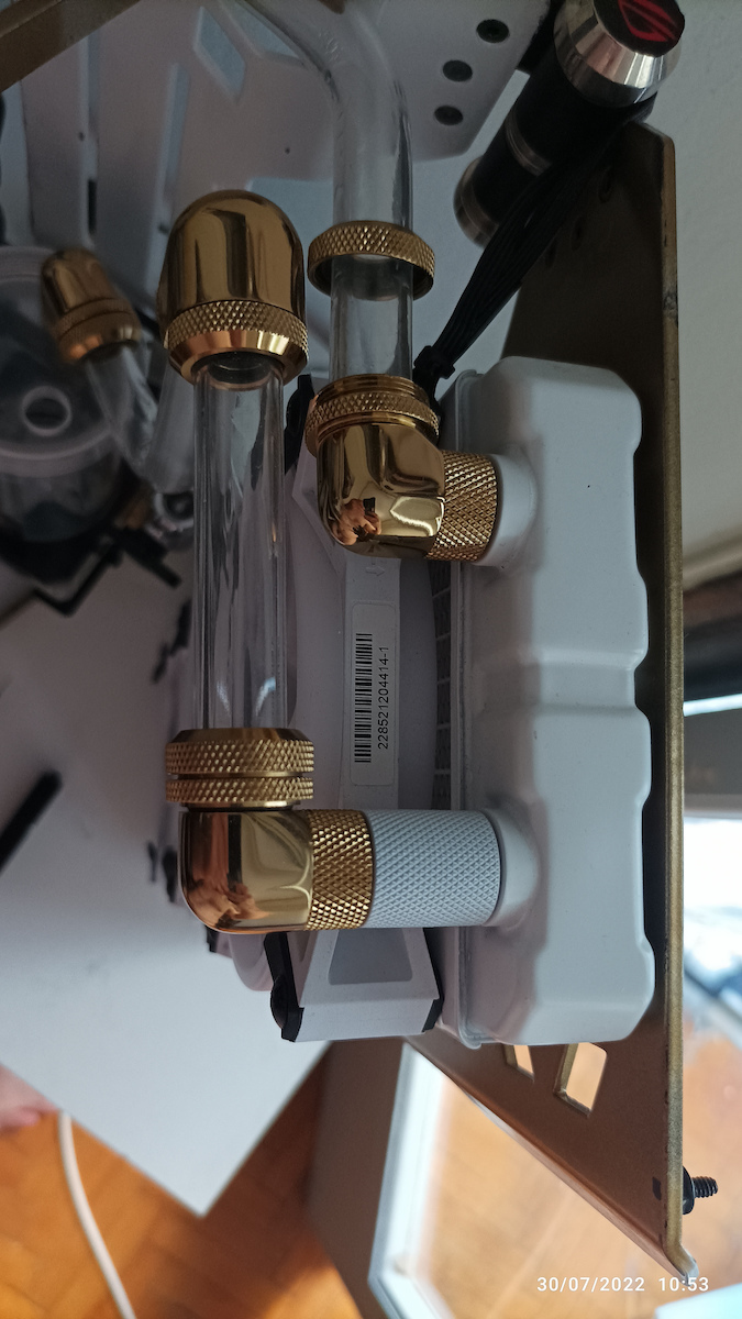 Alphacool Icicles Extension 20mm G1 / 4 AG to G1 / 4 IG Fittings Λευκό