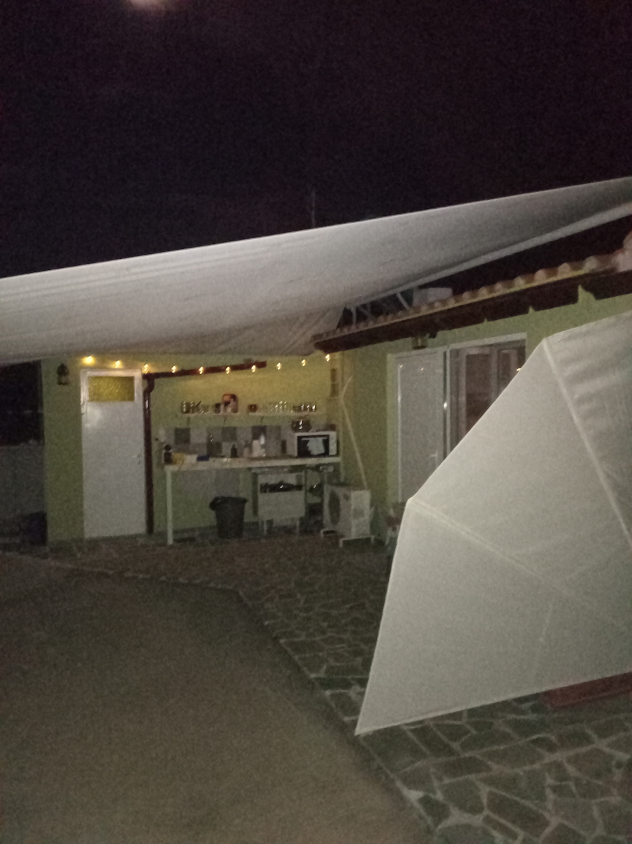 vidaXL Πλαϊνό Ρολό Σκίασης Βεράντας Κρεμ 1.4x1.4m
