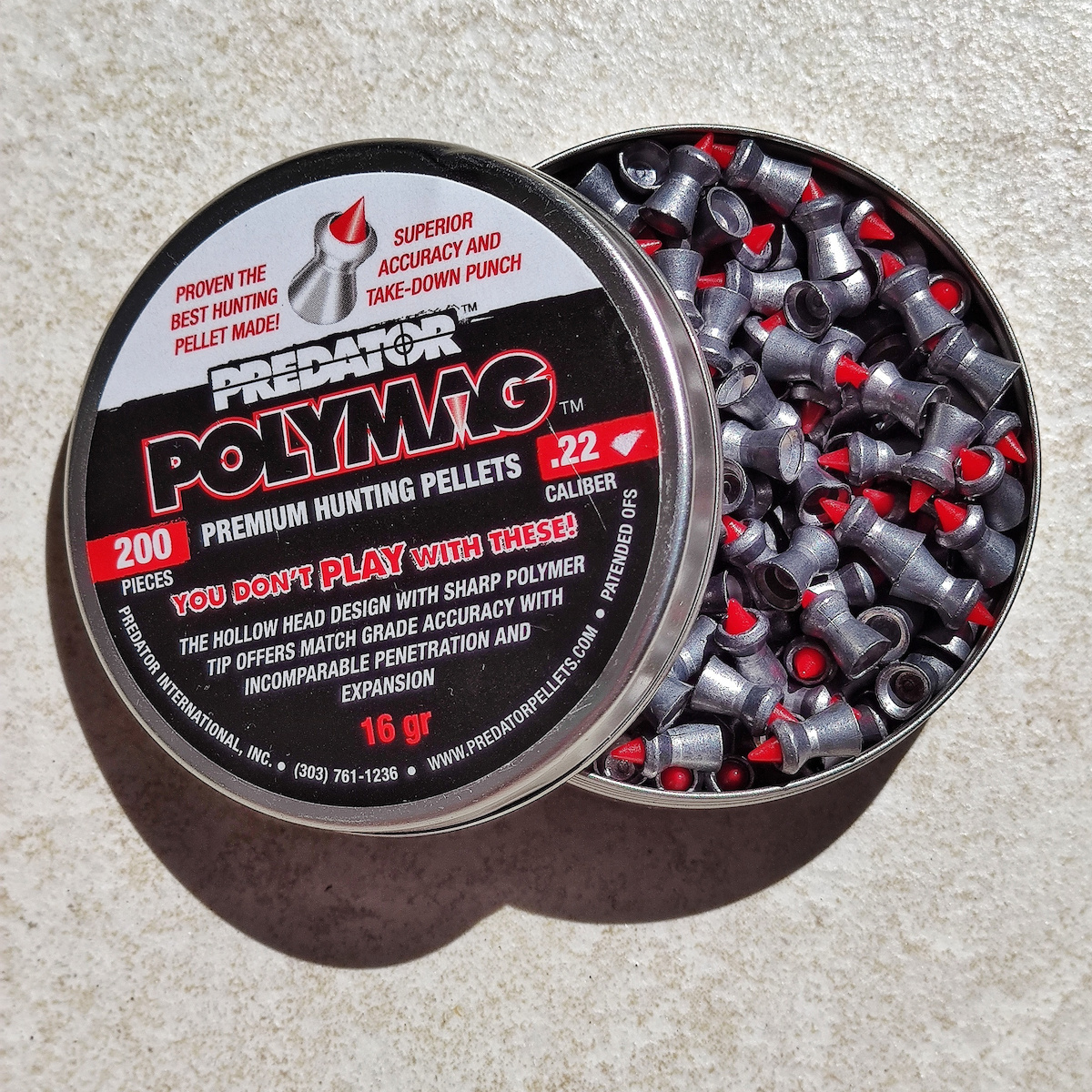 JSB Match Diabolo Polymag Predator 150τμχ 6.35mm