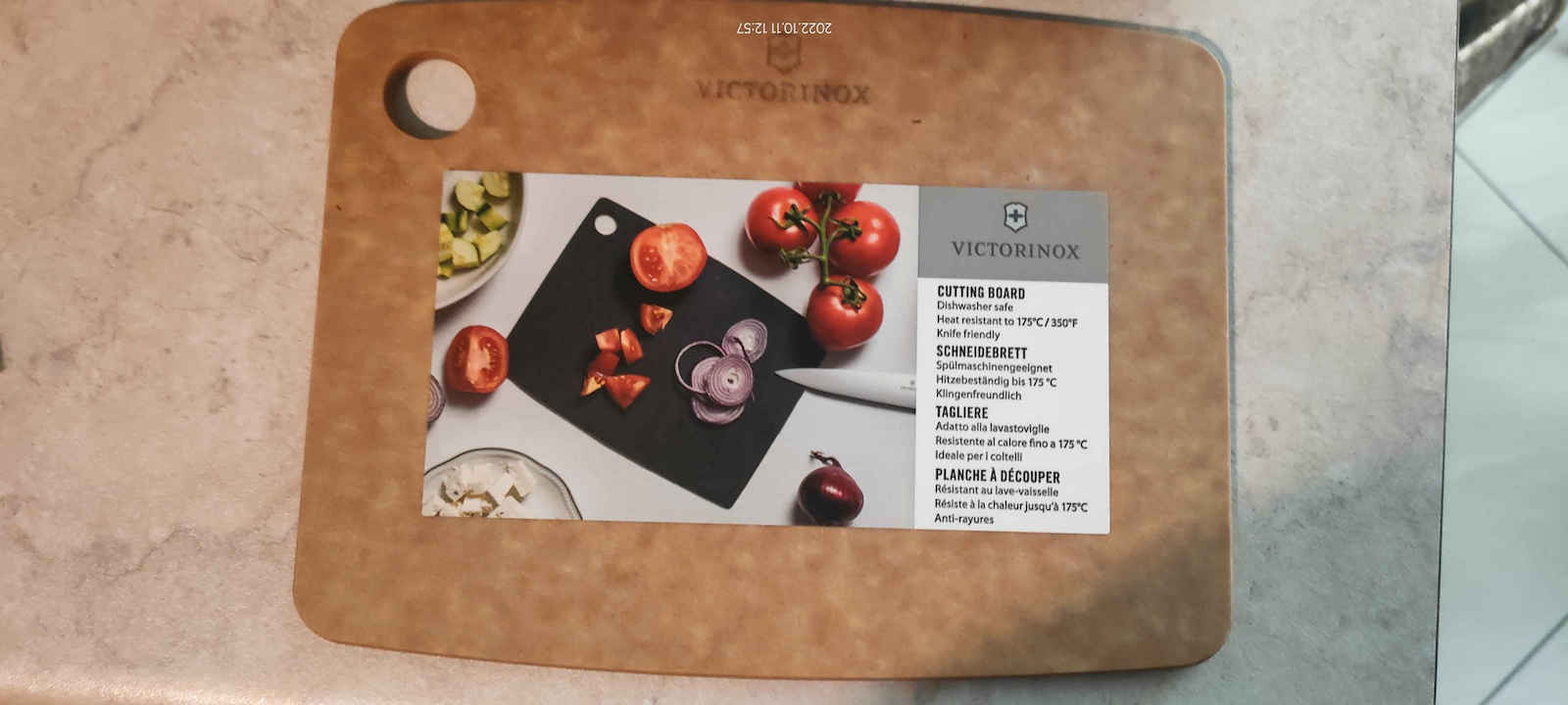 Victorinox Kitchen Series Επιφάνεια Κοπής Χάρτινη Καφέ 20.3x15.2cm