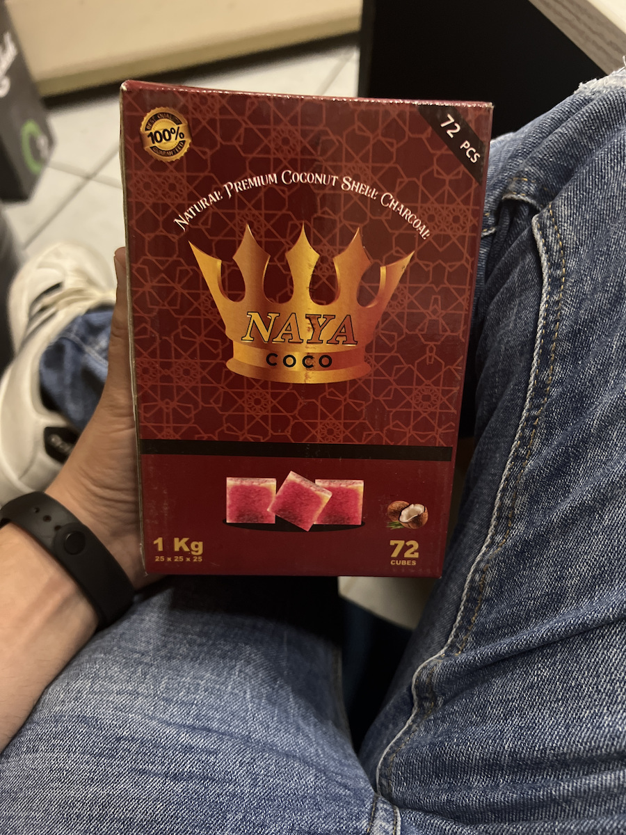 Hookah Kohlen Wasserpfeife Kokos
