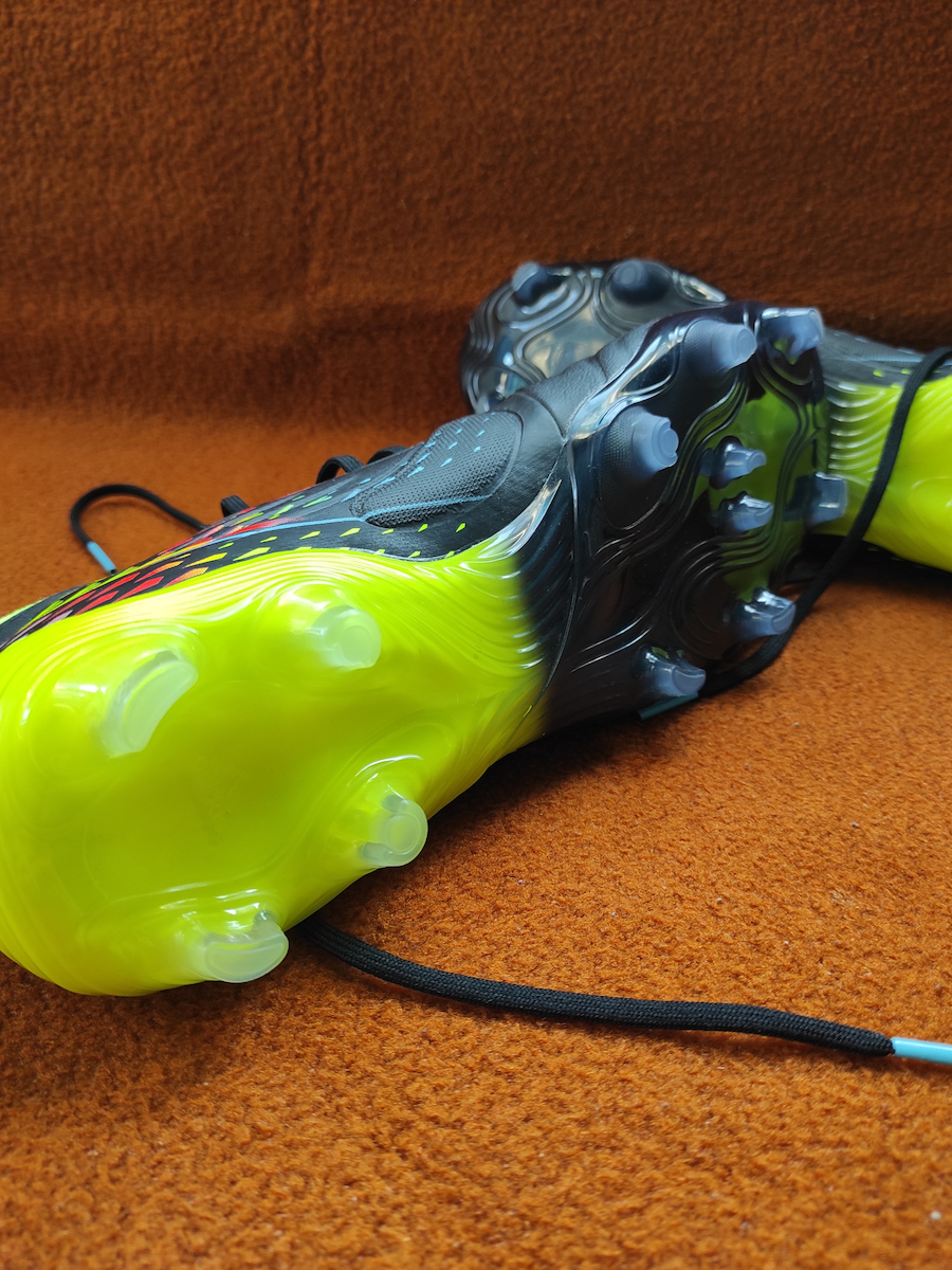 adidas Copa Sense.2 Fußballschuhe mit Stollen Core Black / Bright Cyan / Team Solar Yellow