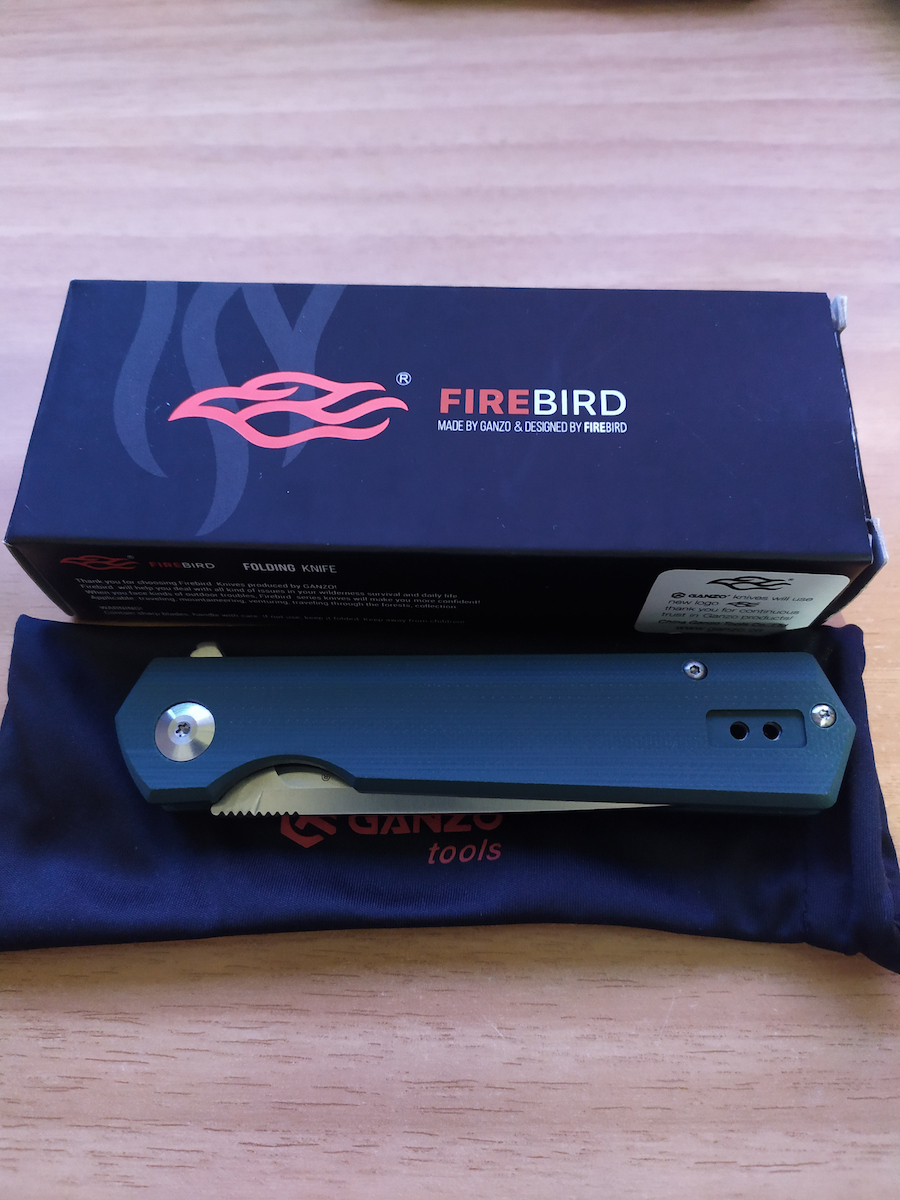 Firebird FH11 Джобно ножче Зелен