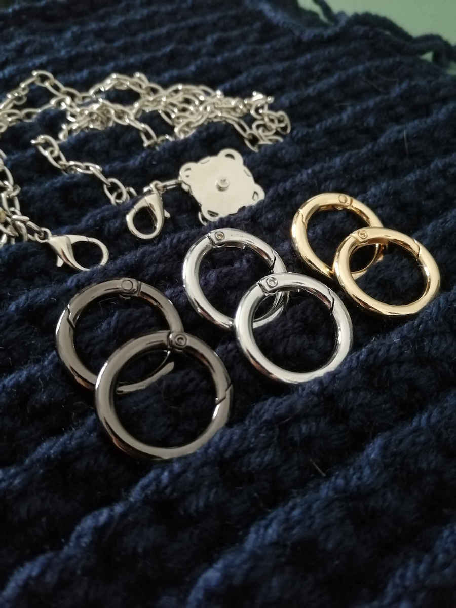 Handibrand Ring for Knitted Bag Gold