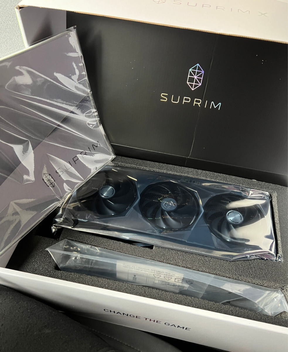 MSI GeForce RTX 4080 16GB GDDR6X Suprim X Κάρτα Γραφικών