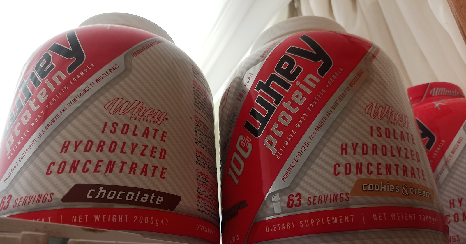 Immortal Nutrition 100% Whey Protein Πρωτεΐνη Ορού Γάλακτος με Γεύση Φράουλα 2x2kg
