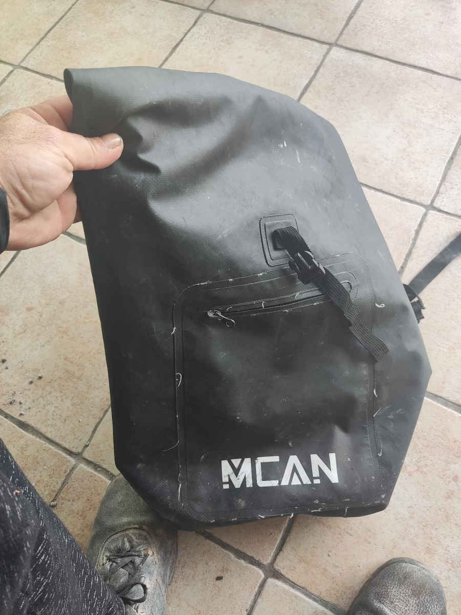 Mcan MC35L Στεγανός Σάκος Πλάτης 35lt Μαύρος
