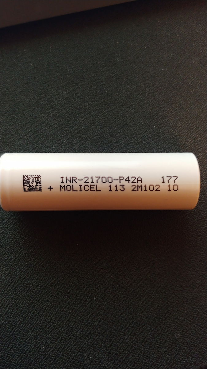 Molicel P42A Επαναφορτιζόμενη Μπαταρία 21700 Li-ion 4000mAh 3.7V 1τμχ