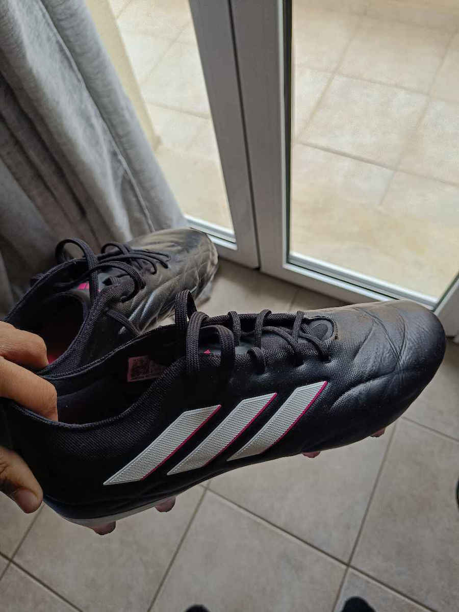 adidas Copa Pure.2 Football Shoes with Cleats Core Black / Zero Metalic / Team Shock Pink 2