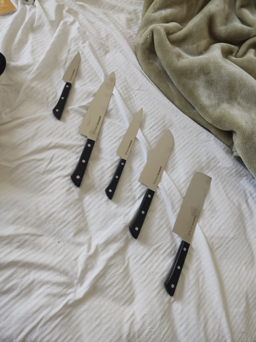 Samura Harakiri Knife Set from Stainless Steel 5pcs