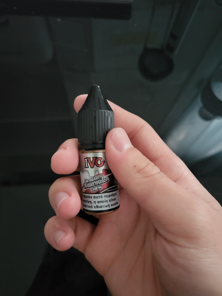IVG Fertige Nachfüllflüssigkeit Strawberry Watermelon Chew mit Fruchtig Geschmack 6mg 10ml