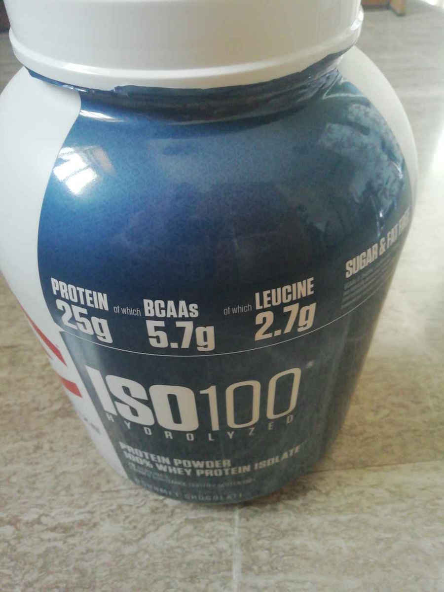 Dymatize ISO 100 Hydrolyzed Protein Whey Gluten Free with Flavor Gourmet Chocolate 2.264kg