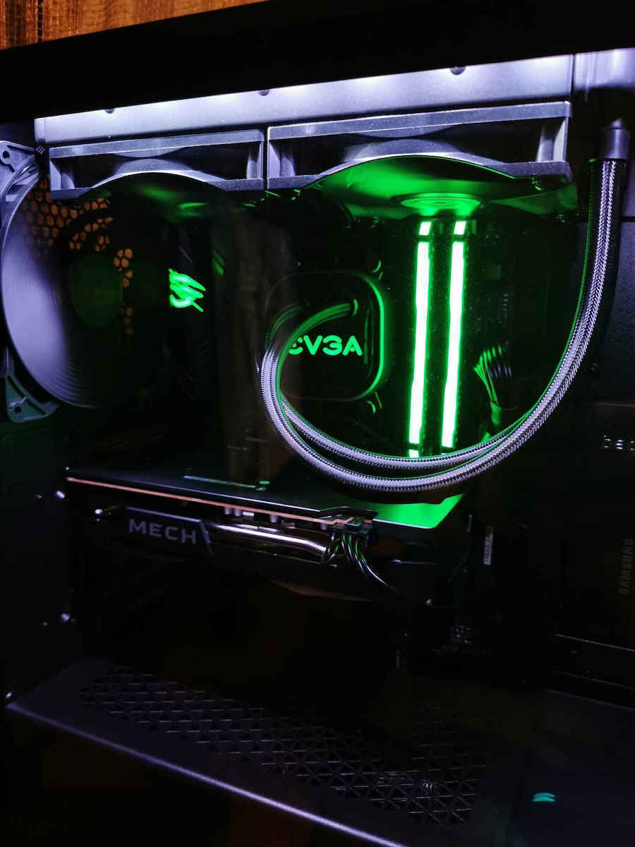EVGA CLC 240 Υδρόψυξη Επεξεργαστή Διπλού Ανεμιστήρα 120mm για Socket AM4/AM5/1200/115x με RGB Φωτισμό
