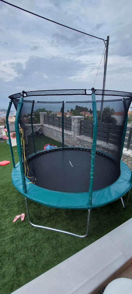 Trampolino 10FTG3017 Τραμπολίνο Εξωτερικού Χώρου Διαμέτρου 300εκ. με Προστατευτικό Δίχτυ