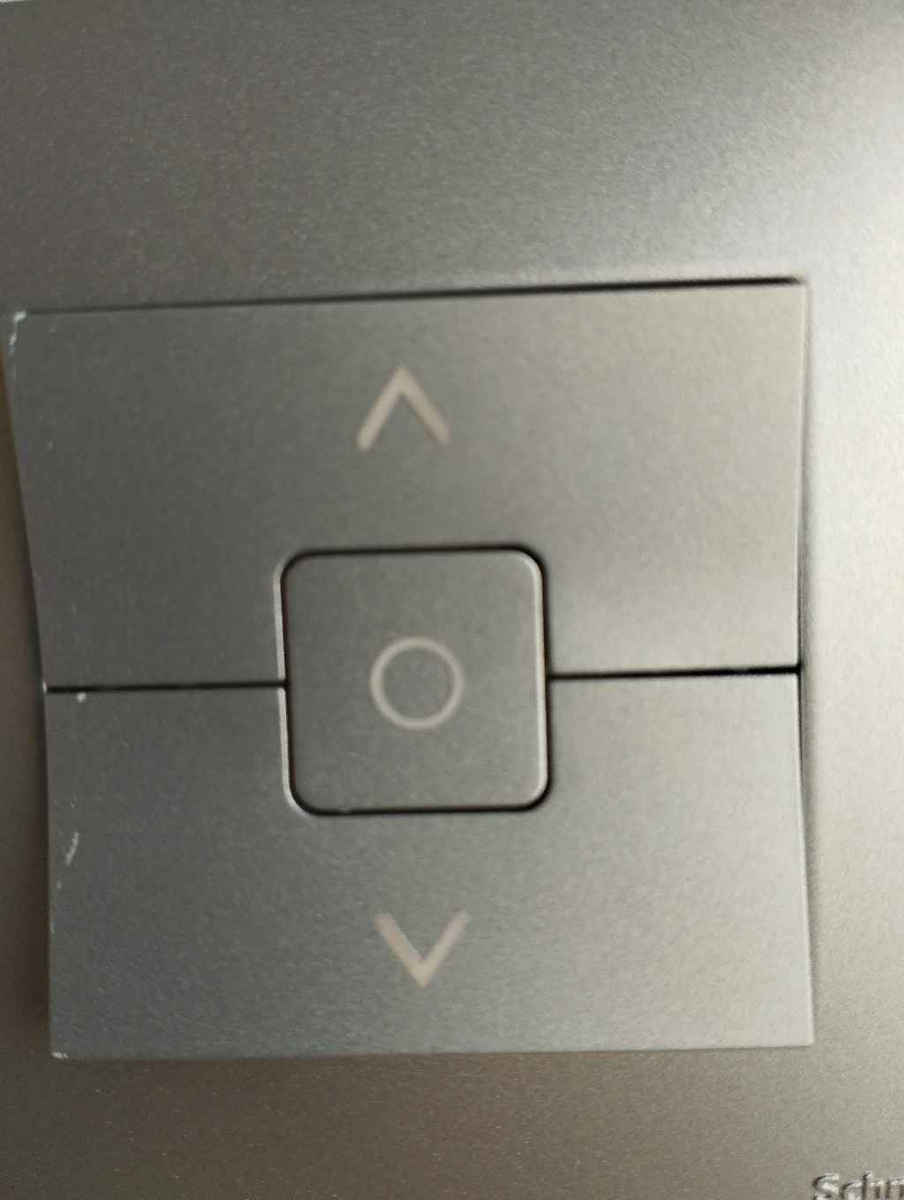 Schneider Electric New Unica Recessed Wall Switch Rolling Shutters Two-Way without Frame Silver