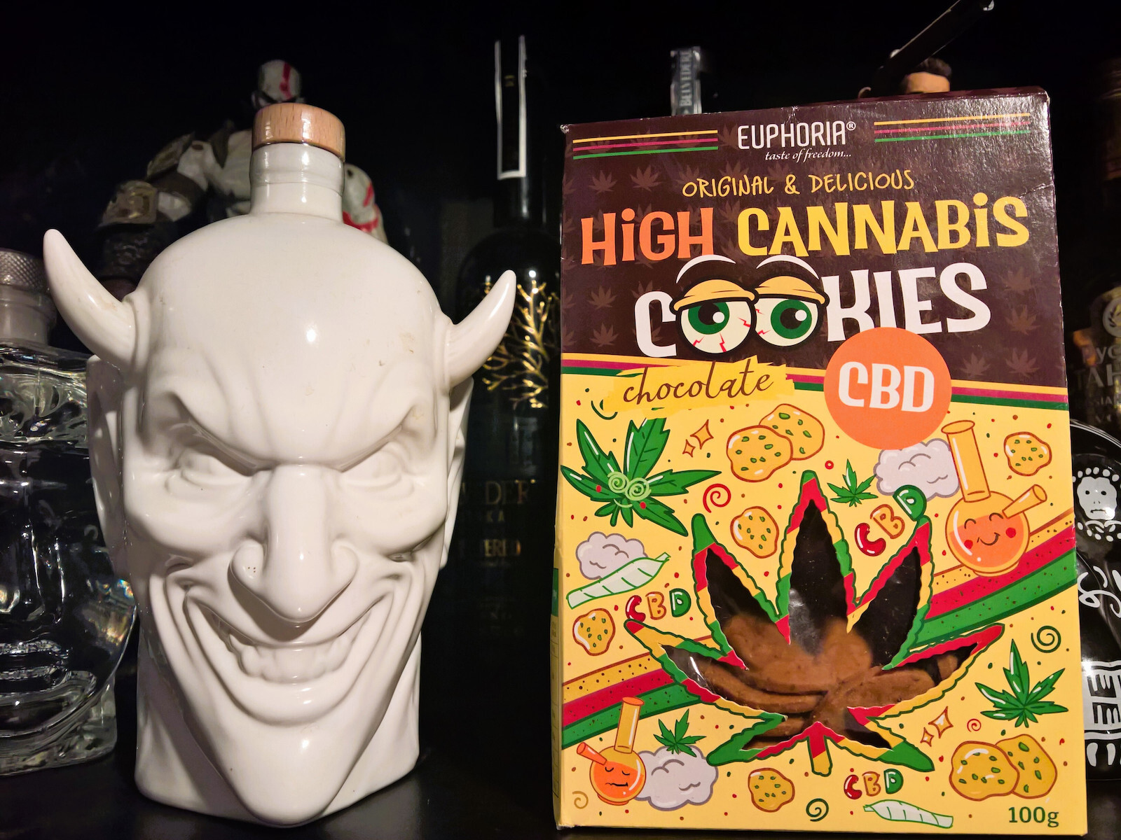 Euphoria Biscuiți Cannabis High Ciocolată 1buc 100gr