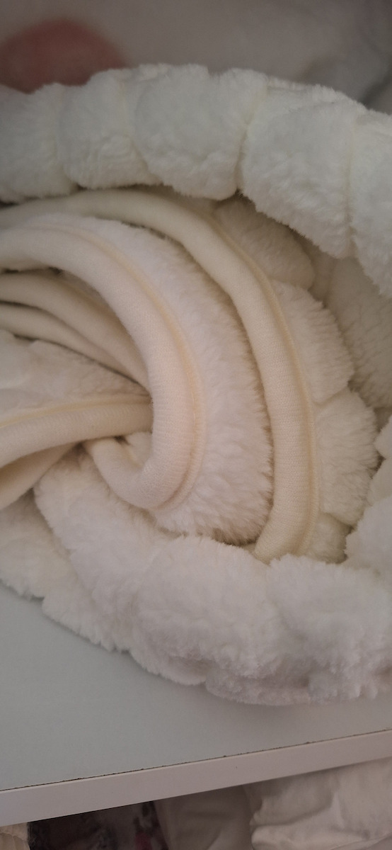 Nancy Dimo Одеяло Детско легло Велур Бяло White 90x120см.