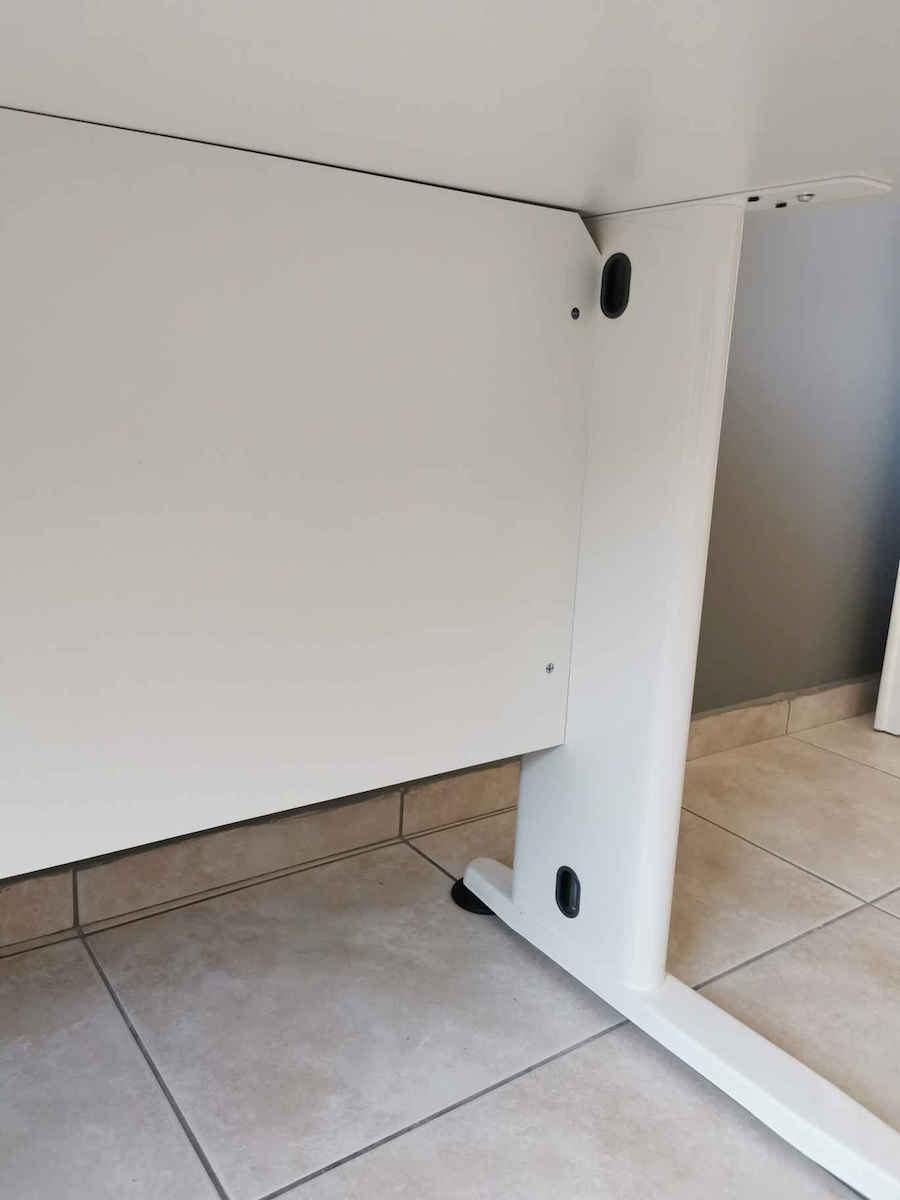Birou Profesional Basic Din Lemn Bej Cu Picioare Metalice 150x80x75cm EO997