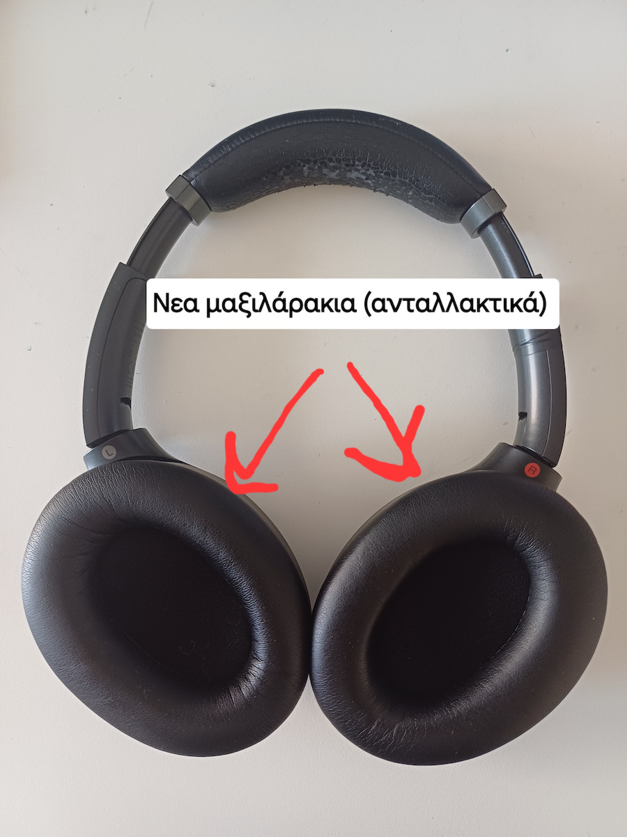 Sony WH-1000XM3 Ασύρματα / Ενσύρματα Over Ear Ακουστικά με 30 ώρες Λειτουργίας και Quick Charge Μαύρα