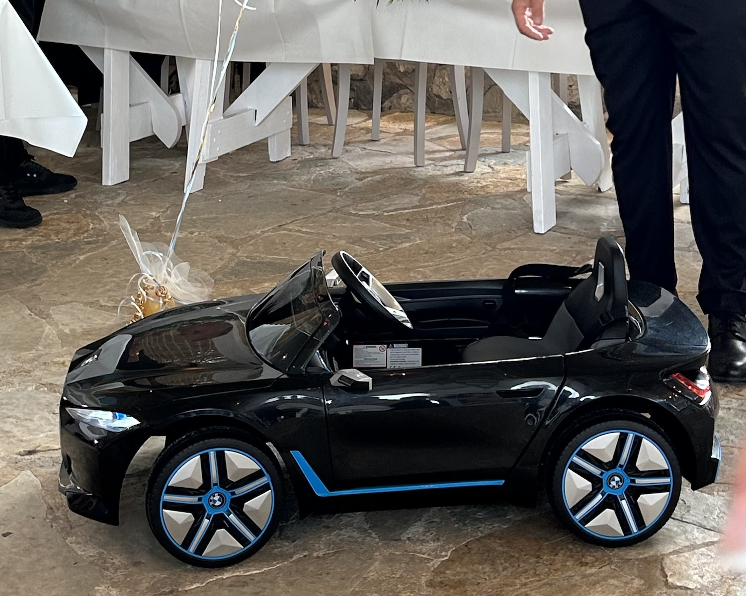 Bmw I4 One-Seater with Remote Control Licensed 12 Volt Black