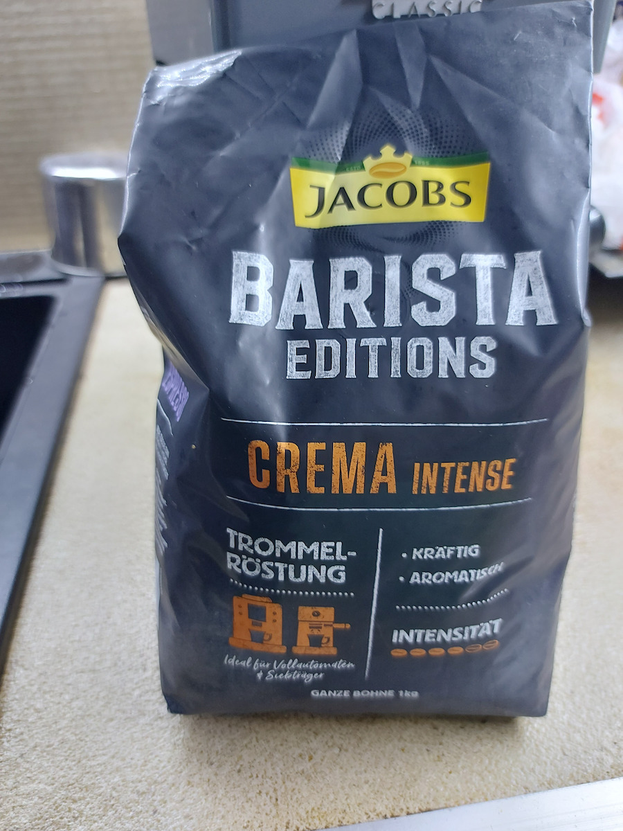 Jacobs Cafea Espresso Arabica Crema Boabe 1kg