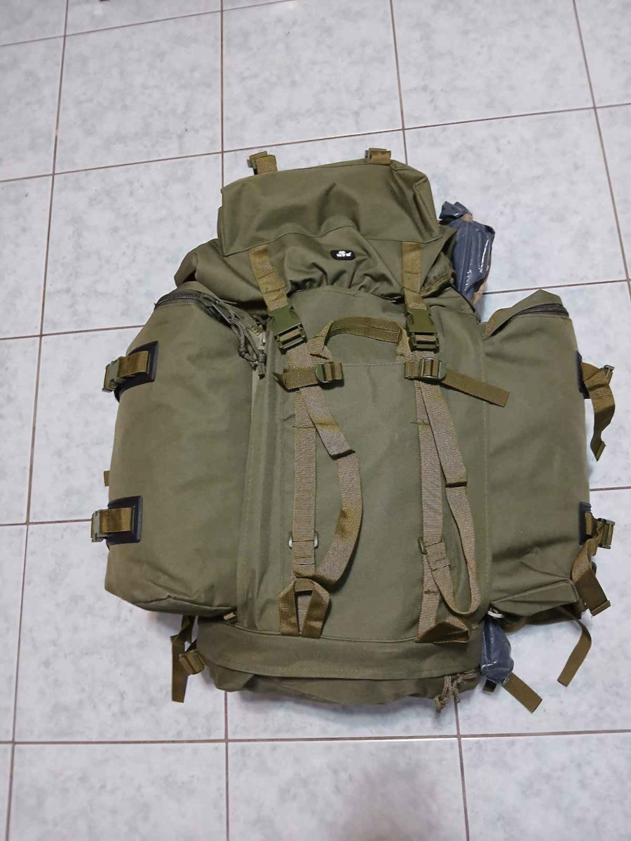 MFH Mountain Militärischer Rucksack Rucksack aus Polyester Khaki 100Es