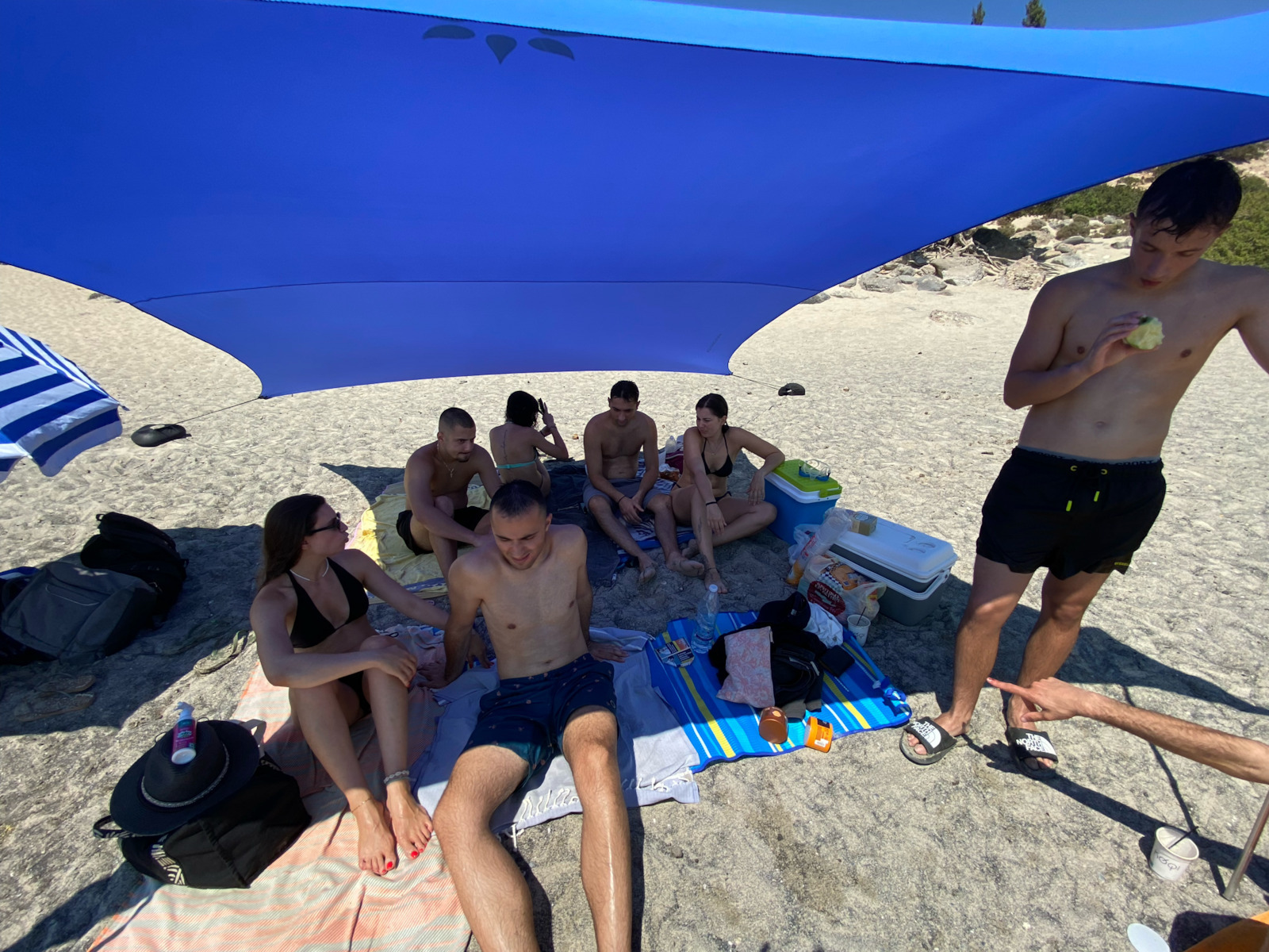 Τέντα Παραλίας Beach Tent Neso Grande Rainbow 2.75x2.75