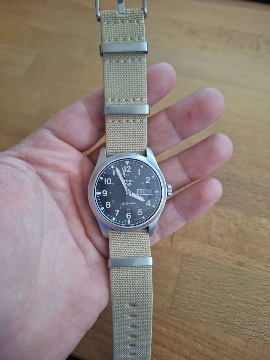 Fabric Strap Nato Black 20mm