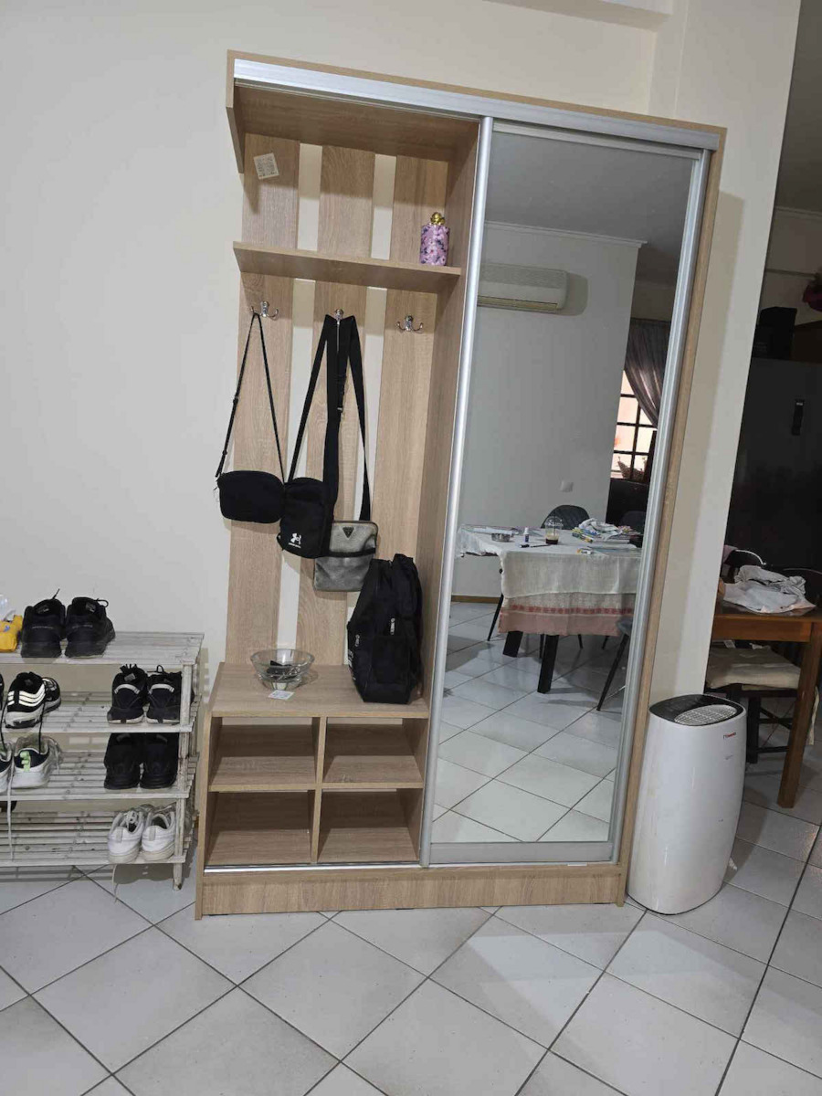 Dulce Eingangsmöbel mit Spiegel / Garderobe / Schuhschrank & Schrank Sonoma 120x45x210cm