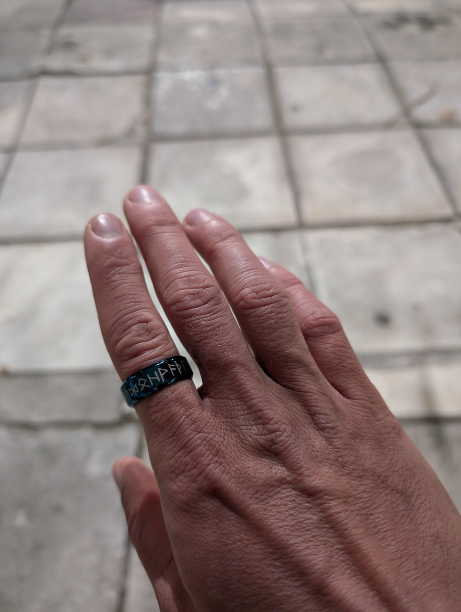 Piercing.gr Ring made of Steel Gold Plated