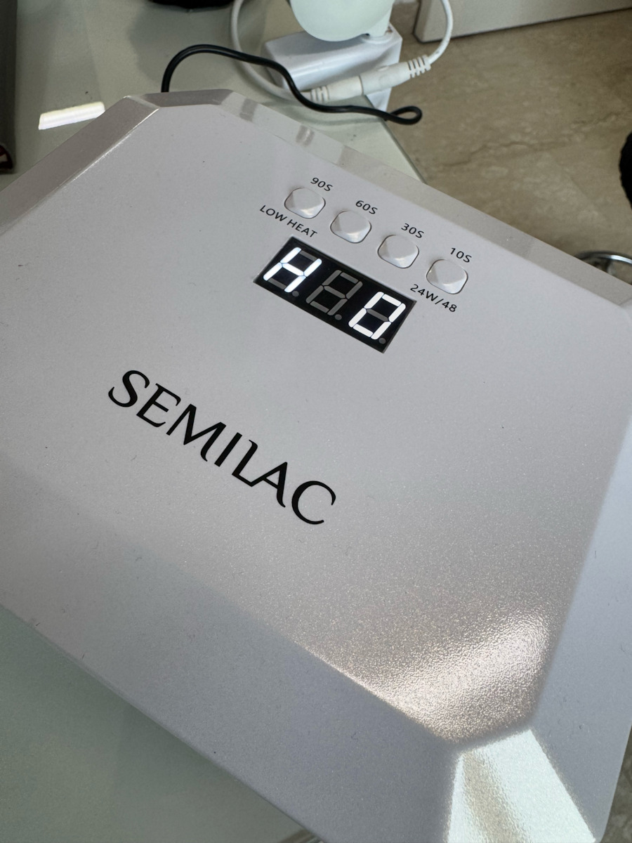 Semilac Nail Polish Curing Lamp UV / LED 48W White