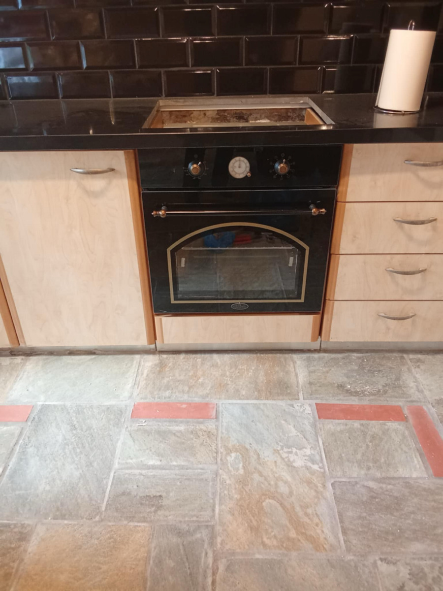 MultiHome Φούρνος άνω Πάγκου 57lt με Κεραμικές Εστίες Π59.5εκ. Rustic Black