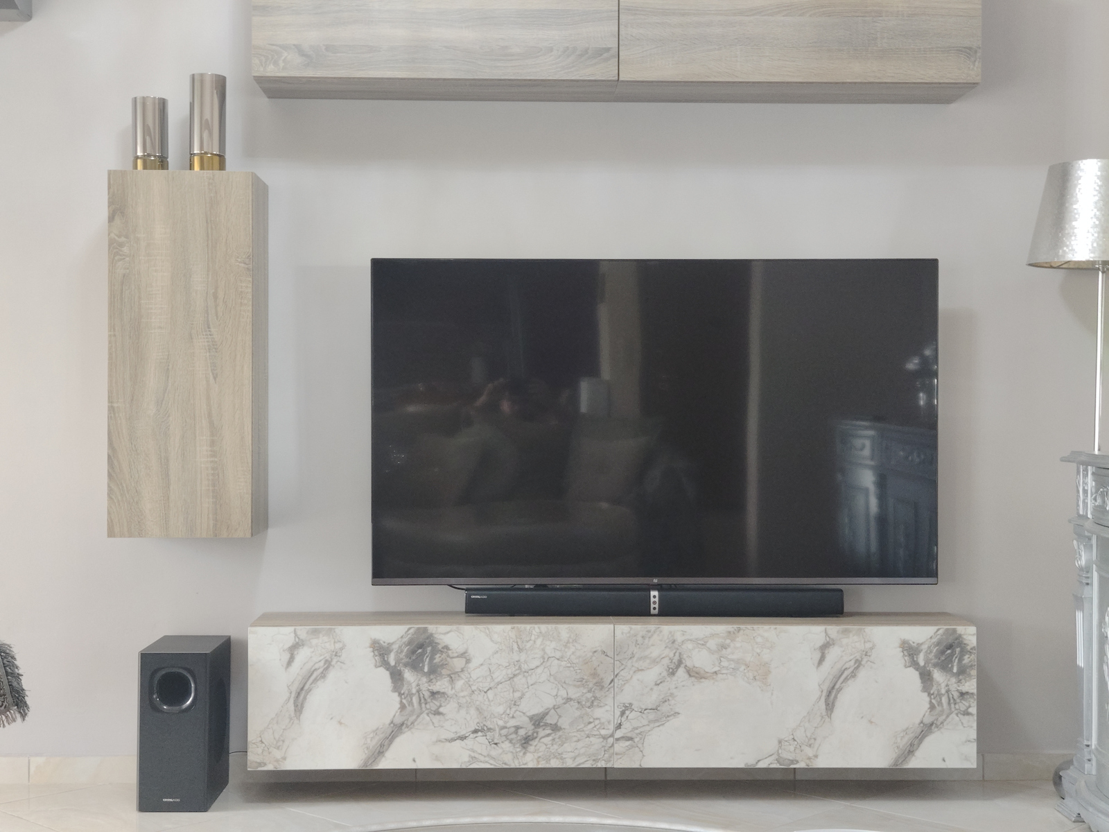 Crystal Audio CASB320 Soundbar 2.1 Bluetooth και HDMI 320W με Ασύρματο Subwoofer και Τηλεχειριστήριο Μαύρο