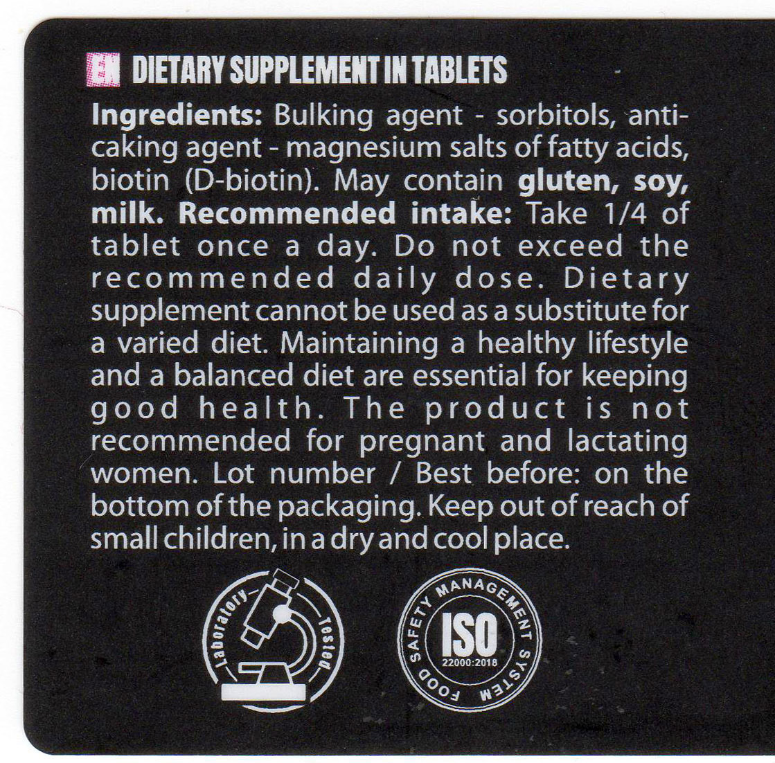 Hiro.Lab Biotin Βιταμίνη για τα Μαλλιά, τo Δέρμα & τα Νύχια 10mg 120 ταμπλέτες