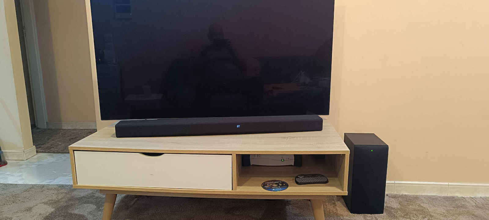 LG S65Q Soundbar 3.1 Bluetooth και HDMI 420W με Ασύρματο Subwoofer και Τηλεχειριστήριο Μαύρο