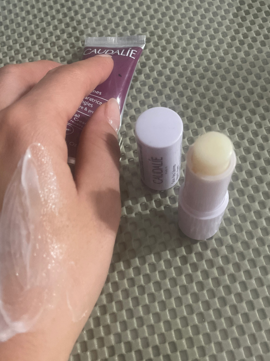 Caudalie Thé Des Vignes Hand & Lip Duo Skin Care Set for Moisturizing 2pcs