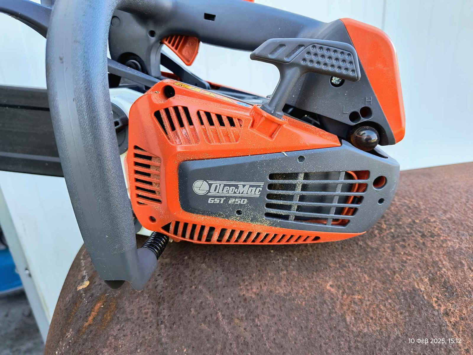 Oleo-Mac GST 250 Baumschneider Benzin-Kettensäge 2.6kg mit Schiene Schnitzklinge 25cm und Easy Start