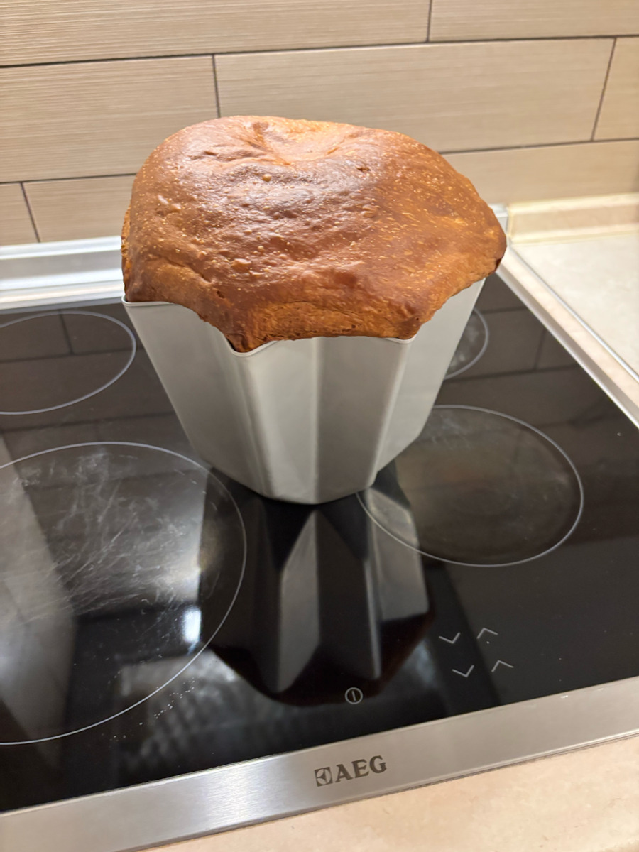 Decora Pandoro 750gr Φόρμα Ζαχαροπλαστικής για Κέικ Στρογγυλή από Αλουμίνιο 21x21x16εκ.
