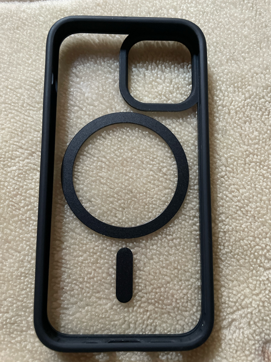 Tech-Protect Magmat Umschlag Rückseite Kunststoff / Silikon Schwarz (iPhone 12, iPhone 13 Mini)